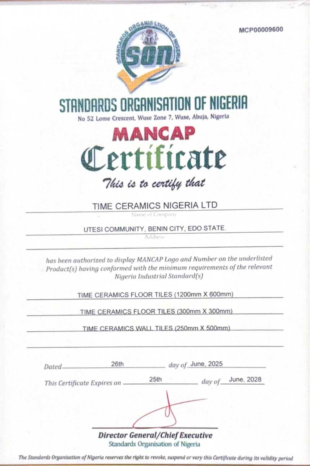 Mancap Standards Organisation Of Nigeria (3)